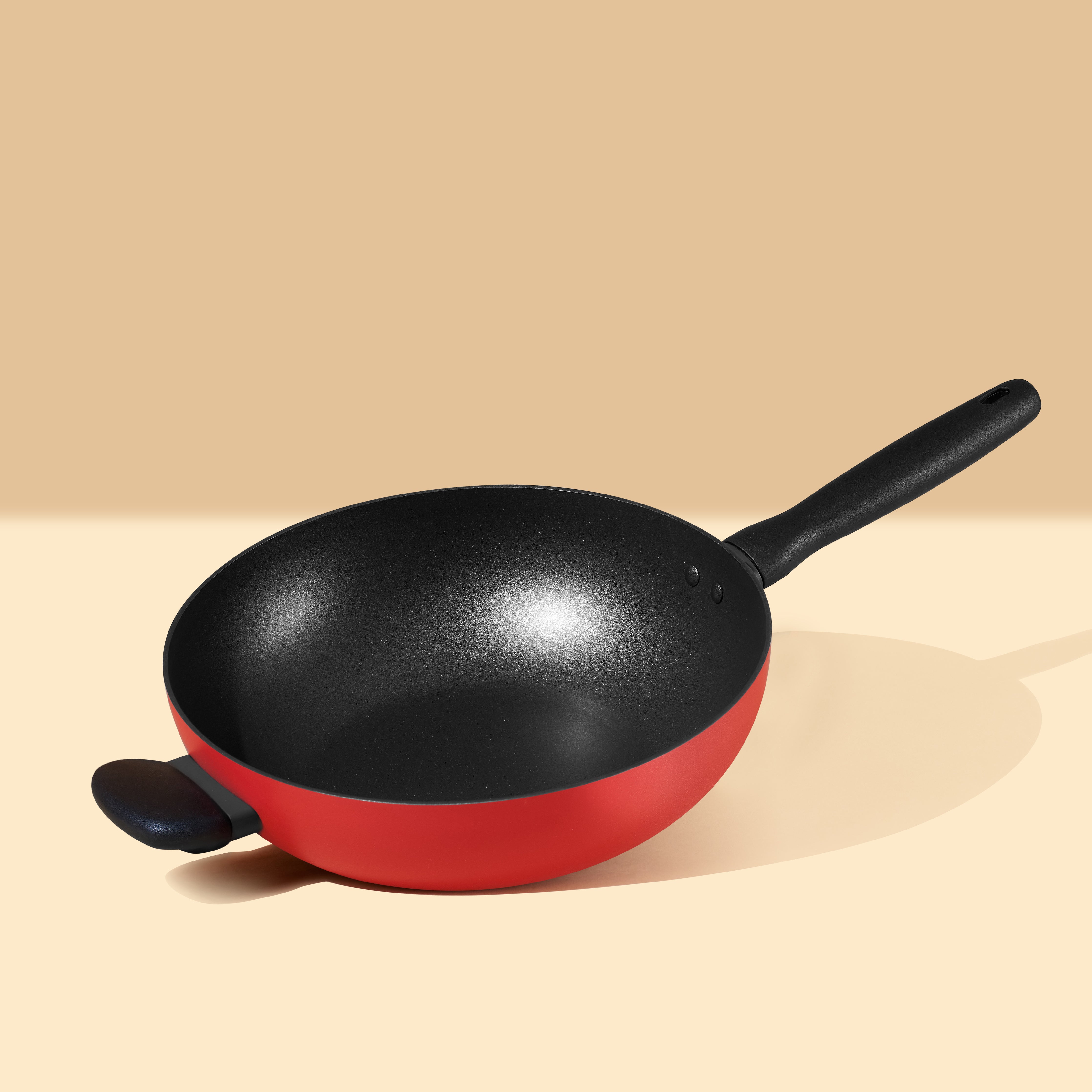 Nonstick Stirfry with Helper Handle, Induction suitable
